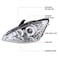 Spec-D Tuning 00-04 Ford Focus Halo LED Projector Chrome 2LHP-FOC00-TM - alternate 6